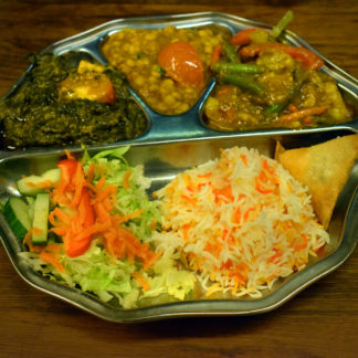Mumbai vegetariansk thali